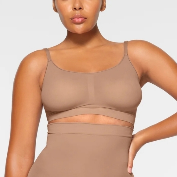 SKIMS Everyday Sculpt Bralette Wireless Bra Sienna Tan XXSMALL NWT - Picture 1 of 6